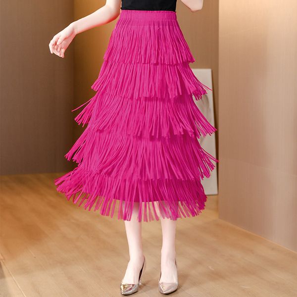skirts miyake solid color fringe boydcon pleated tassel skirts high waist women stretch midi length ladies 5 layers cake faldas mujer 2023, Black
skirts miyake solid color fringe boydcon pleated tassel skirts high waist women stretch midi length ladies 5 layers cake faldas mujer 2023, Black