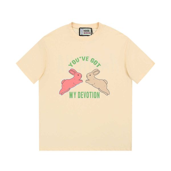 verified version correct version luxury fashion brand rabbit ha letter front and back printed short sleeve t-shirt for men and women summer, White
verified version correct version luxury fashion brand rabbit ha letter front and back printed short sleeve t-shirt for men and women summer, White