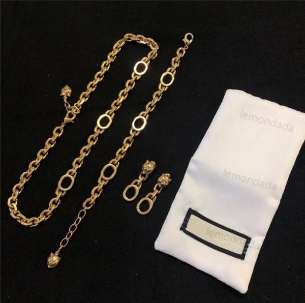 tiger head pendant necklace double letter pendants stud annivesary gifts gold bracelet women fashion jewelry set3820929, Black
tiger head pendant necklace double letter pendants stud annivesary gifts gold bracelet women fashion jewelry set3820929, Black