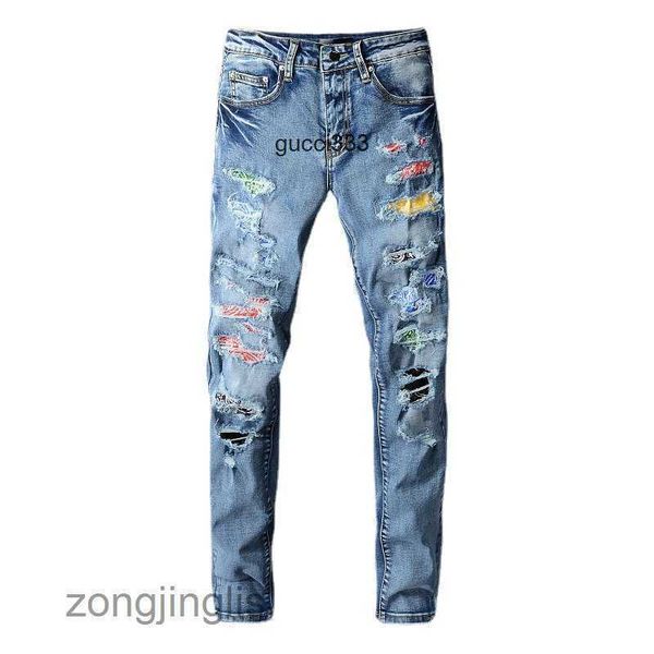 men's jean decal amirly jeans brand designer mens 675fashion brand perforated fashion worn jeans jeans leisure fashion slim fit high st, Blue
men's jean decal amirly jeans brand designer mens 675fashion brand perforated fashion worn jeans jeans leisure fashion slim fit high st, Blue