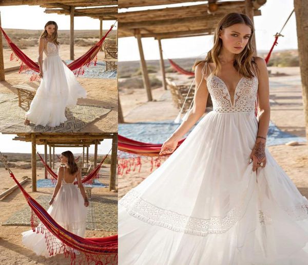 asaf dadush 2020 bohemian wedding dresses spaghetti straps backless lace bridal dress beach chiffon a line wedding gowns6165506, White
asaf dadush 2020 bohemian wedding dresses spaghetti straps backless lace bridal dress beach chiffon a line wedding gowns6165506, White