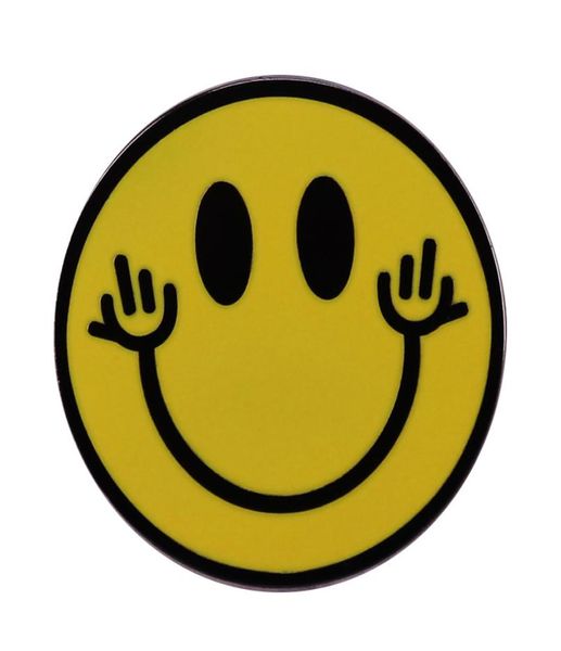 funny middle finger smile enamel pin yellow happy faces jacket lapel pins metal brooch badges accessories6319977, Blue
funny middle finger smile enamel pin yellow happy faces jacket lapel pins metal brooch badges accessories6319977, Blue