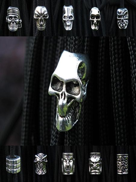 50peclot keychain ring buckle diy string outdoor paracord accessories pendant metal skull beads pirate camping8062357, Black
50peclot keychain ring buckle diy string outdoor paracord accessories pendant metal skull beads pirate camping8062357, Black
