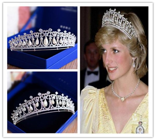 princess queen crown tiara vintage wedding bridal crystal rhinestone hair accessories freshwater pearl zircon headdress jewelry silver806309, Silver
princess queen crown tiara vintage wedding bridal crystal rhinestone hair accessories freshwater pearl zircon headdress jewelry silver806309, Silver