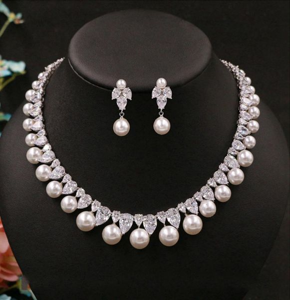 cubic zirconia round pearl drill noble delicate bridal necklace pendant stud earrings jewelry wedding accessories for women8828906, White
cubic zirconia round pearl drill noble delicate bridal necklace pendant stud earrings jewelry wedding accessories for women8828906, White