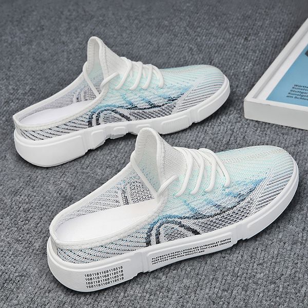 dress shoes breathable men summer slides sandals walking half mesh mens casual vulcanize loafers slipon lazy youth slippers 230721, Black
dress shoes breathable men summer slides sandals walking half mesh mens casual vulcanize loafers slipon lazy youth slippers 230721, Black