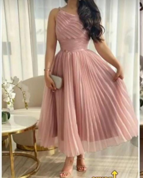 elegant short pink organza muslim evening dresses middle east a-line pleated one shoulder above ankle length robe de soiree for women, Black;red
elegant short pink organza muslim evening dresses middle east a-line pleated one shoulder above ankle length robe de soiree for women, Black;red