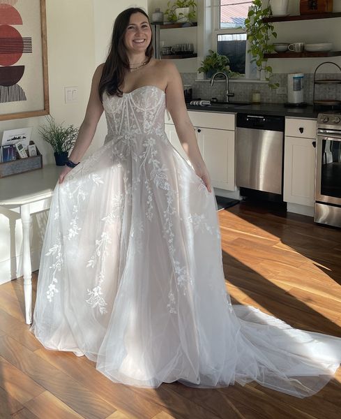 2023 a line strapless nude wedding dress simple tulle white wedding gown beach wedding dresses for bride summer vestidos de novia sweep trai
2023 a line strapless nude wedding dress simple tulle white wedding gown beach wedding dresses for bride summer vestidos de novia sweep trai