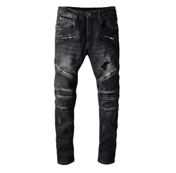 mens distressed fold skinny black jeans fashion designer washed pleated panelled zipper slim fit motorcycle biker hip hop denim pa4941940, Blue
mens distressed fold skinny black jeans fashion designer washed pleated panelled zipper slim fit motorcycle biker hip hop denim pa4941940, Blue