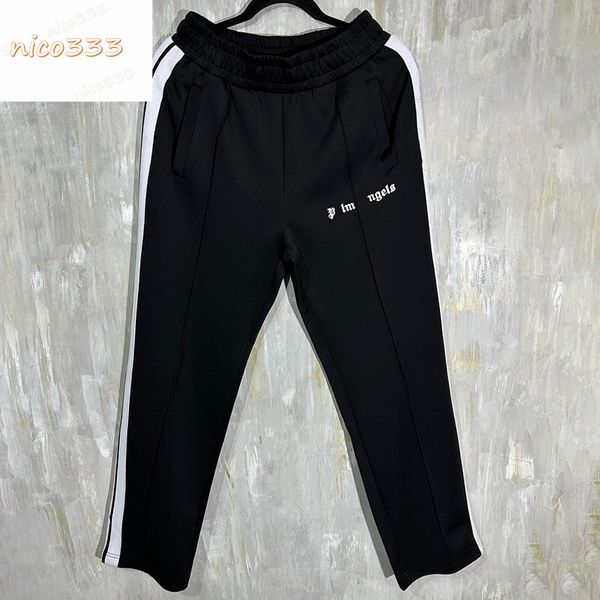 23ss new pants side stripes splicing collision color loose leg zipper hundred casual pants for men and women, Black
23ss new pants side stripes splicing collision color loose leg zipper hundred casual pants for men and women, Black