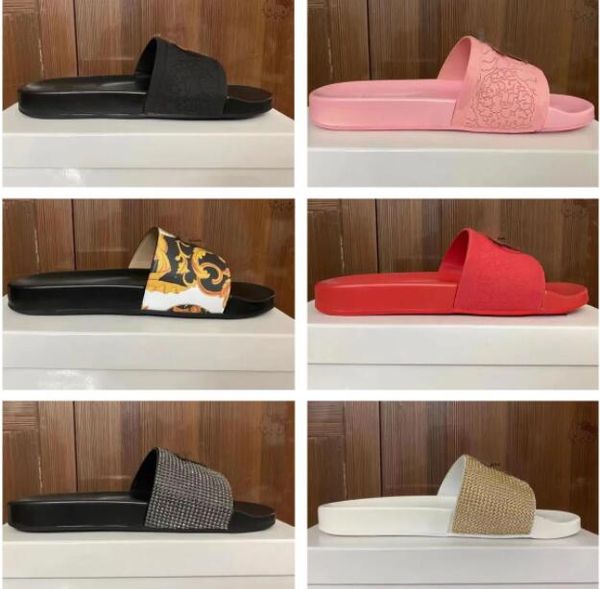 2024 classics sandals designer slippers slides floral brocade gear bottoms flip flops men women striped beach causal slipper with box, Black
2024 classics sandals designer slippers slides floral brocade gear bottoms flip flops men women striped beach causal slipper with box, Black