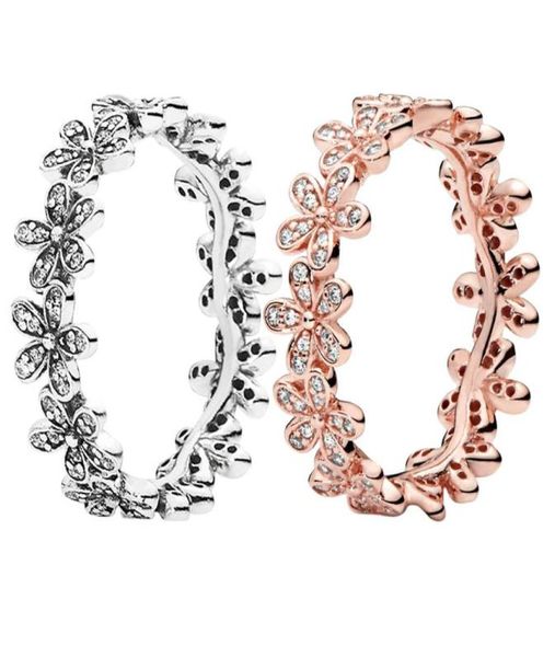rose gold sparkling daisy flower ring for women girls wedding designer jewelry for real 925 silver girlfriend gift rings with original box s, Slivery;golden
rose gold sparkling daisy flower ring for women girls wedding designer jewelry for real 925 silver girlfriend gift rings with original box s, Slivery;golden