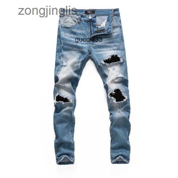 men's jeans designer pants wear korean fashion men's high street brand blue hole patch micro elastic amirly jeans trousers 2wst
men's jeans designer pants wear korean fashion men's high street brand blue hole patch micro elastic amirly jeans trousers 2wst