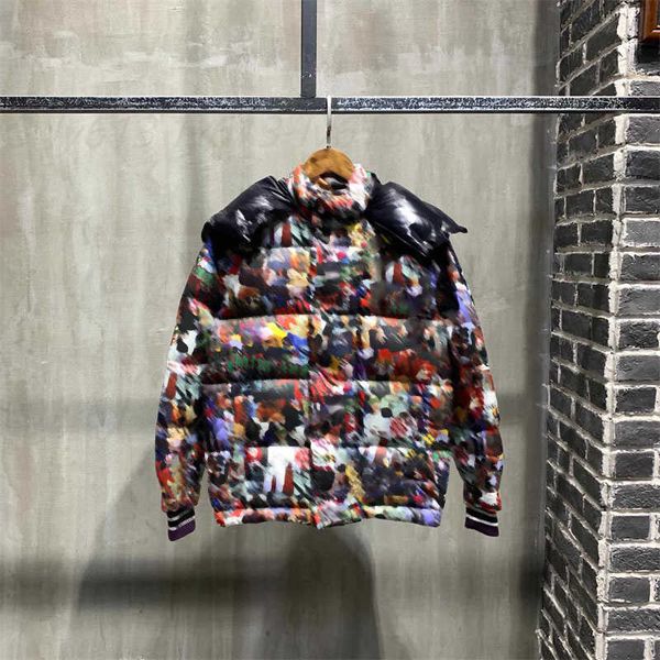 designer monclair jackets winter cp downs puffer jacket multi-color graffiti printed warm thickened down cotton coat mens jacket cardigan ho, Black
designer monclair jackets winter cp downs puffer jacket multi-color graffiti printed warm thickened down cotton coat mens jacket cardigan ho, Black