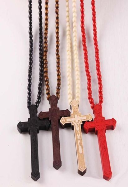 new wooden cross pendant necklaces christian religious wood crucifix charm beaded chains for women men fashion jewelry gift5860123, Silver
new wooden cross pendant necklaces christian religious wood crucifix charm beaded chains for women men fashion jewelry gift5860123, Silver