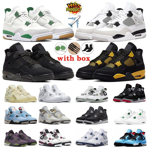 jumpman 4s men basketball shoes 4 black cat white oreo sail pine green metallic pack black canvas women mens trainers sports sneakers
jumpman 4s men basketball shoes 4 black cat white oreo sail pine green metallic pack black canvas women mens trainers sports sneakers