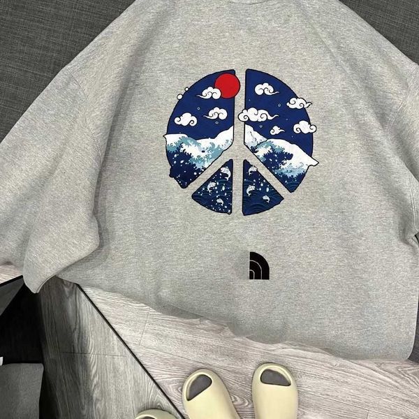 spring and autumn men's and women's same printed round neck pullover hoodie, soft fabric does not shrink, loose version of the fas, Black
spring and autumn men's and women's same printed round neck pullover hoodie, soft fabric does not shrink, loose version of the fas, Black