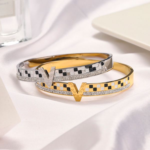 designer gold bangle charm luxury love gift bangle classic new diamond bracelet engagement party bracelet designer jewelry, Black
designer gold bangle charm luxury love gift bangle classic new diamond bracelet engagement party bracelet designer jewelry, Black