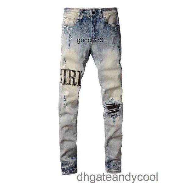 brand high amirly jeans leather denim street fashion jeans old torn designer men's camouflage pants stretch man slim pants hfxa, Blue
brand high amirly jeans leather denim street fashion jeans old torn designer men's camouflage pants stretch man slim pants hfxa, Blue