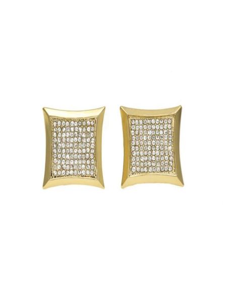 men hip hop earring copper nickel shine cz rhinestone crystal gold color square shape stud earrings women jewelry 15x15mm6950000, Golden;silver
men hip hop earring copper nickel shine cz rhinestone crystal gold color square shape stud earrings women jewelry 15x15mm6950000, Golden;silver