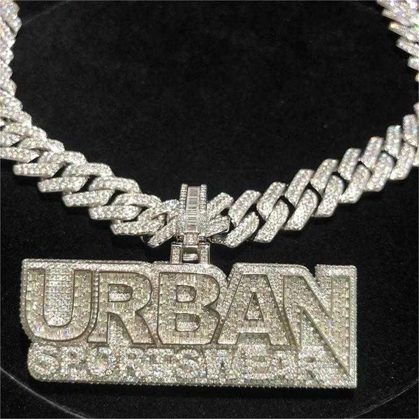 luxury high-end jewelry hip hop 925 silver men's 2.5 inch urban letter pendant moissanite pendant
luxury high-end jewelry hip hop 925 silver men's 2.5 inch urban letter pendant moissanite pendant