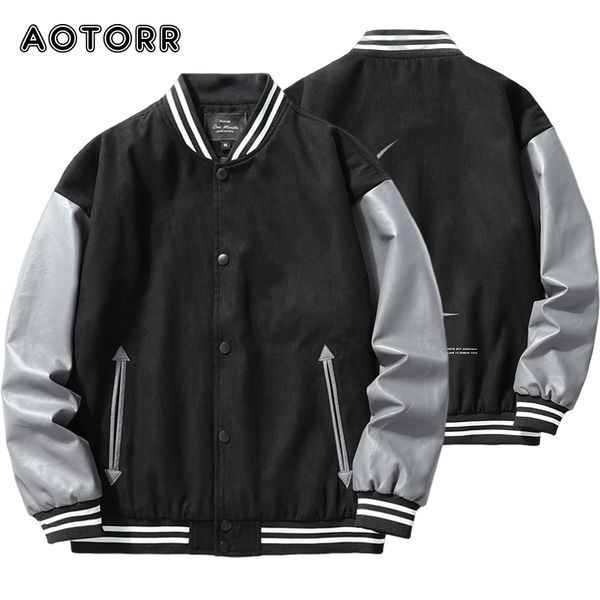 men's jackets suede baseball men jacket fashion vintage bomber jackets spring autumn couple models patchwork leather jacket plus size, Black;brown
men's jackets suede baseball men jacket fashion vintage bomber jackets spring autumn couple models patchwork leather jacket plus size, Black;brown