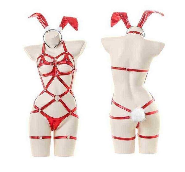 stage wear women red christmas rabbit cosplay suit bandage lingerie faux leather latex bunny girl hollow out patent leather b6398243, Black;red
stage wear women red christmas rabbit cosplay suit bandage lingerie faux leather latex bunny girl hollow out patent leather b6398243, Black;red