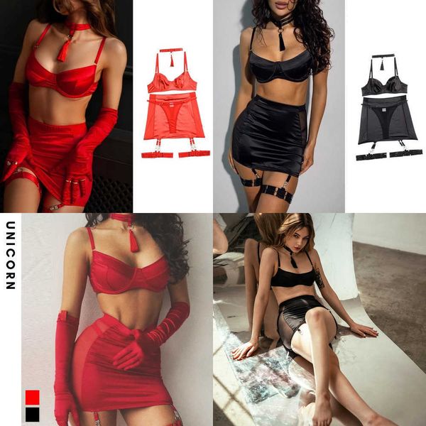 nxy fine satin lingerie luxury underwear lace 5-piece sissy seamless intimate uncensored skirt fancy bra and panty outfits 230717, Red;black
nxy fine satin lingerie luxury underwear lace 5-piece sissy seamless intimate uncensored skirt fancy bra and panty outfits 230717, Red;black