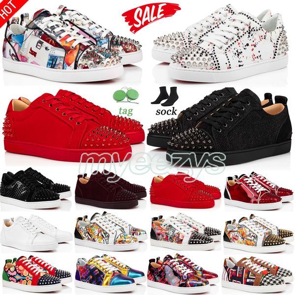 designers rivet casual shoes low-platform sneakers men women luxurys vintage bottoms fashion spikes party luxury trainers, Black
designers rivet casual shoes low-platform sneakers men women luxurys vintage bottoms fashion spikes party luxury trainers, Black