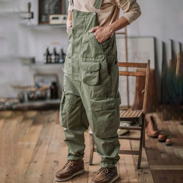men s pants loose casual overalls straight american retro ami khaki trend all match suspenders trousers 230721, Black
men s pants loose casual overalls straight american retro ami khaki trend all match suspenders trousers 230721, Black