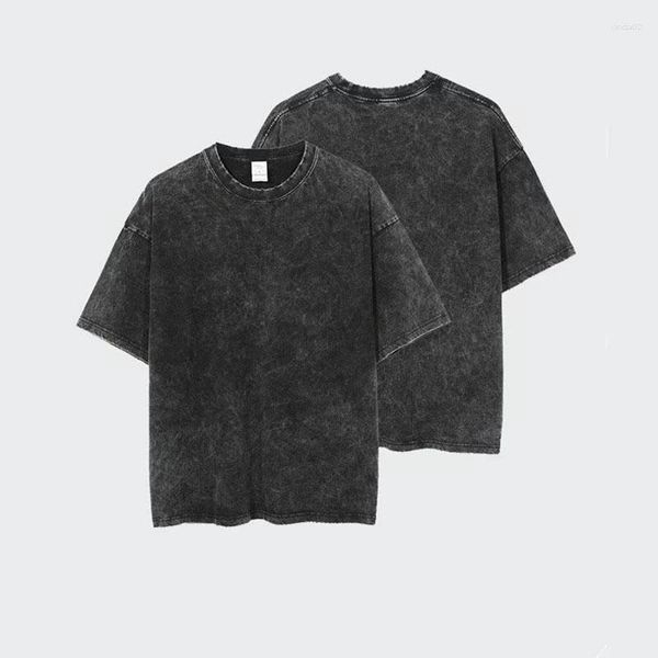 men's t shirts oversize retro shirt blank wash old cotton men and women short-sleeved trend summer solid tee, White;black
men's t shirts oversize retro shirt blank wash old cotton men and women short-sleeved trend summer solid tee, White;black