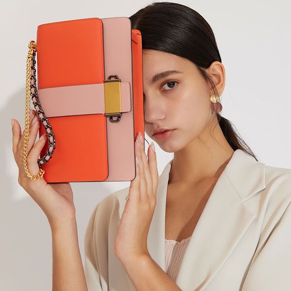 Orange soda Women's Bag High Quality Lightweight Luxury Handheld Shoulder Bag Oblique Cross Women's Small Square Bag, Large
Orange soda Women's Bag High Quality Lightweight Luxury Handheld Shoulder Bag Oblique Cross Women's Small Square Bag, Large