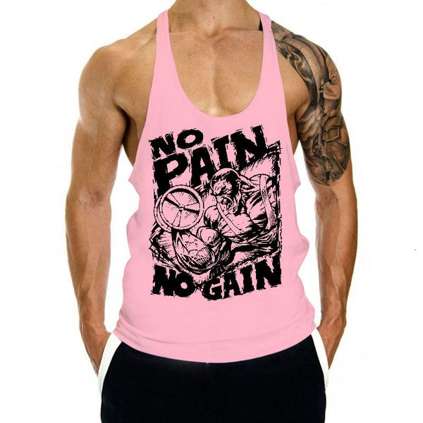 men tank summer brand large print gym stringer clothing bodybuilding men fitness singlet sleeveless shirt solid muscle vest 230721, White;black
men tank summer brand large print gym stringer clothing bodybuilding men fitness singlet sleeveless shirt solid muscle vest 230721, White;black