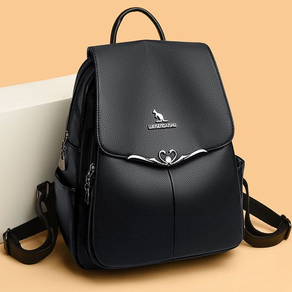 school bags 2023 vintage women backpacks female handbag fashion ladies shoulder soft leather travel bagpack mochilas 230721
school bags 2023 vintage women backpacks female handbag fashion ladies shoulder soft leather travel bagpack mochilas 230721