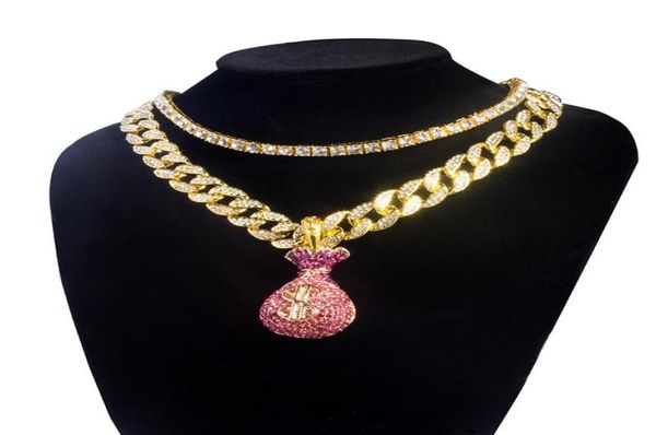 pendant necklaces hip hop gold lucky bag 18quot full iced out cz miami cuban chain 1 row 16quot tennis men necklace jewelry1180288, Silver
pendant necklaces hip hop gold lucky bag 18quot full iced out cz miami cuban chain 1 row 16quot tennis men necklace jewelry1180288, Silver