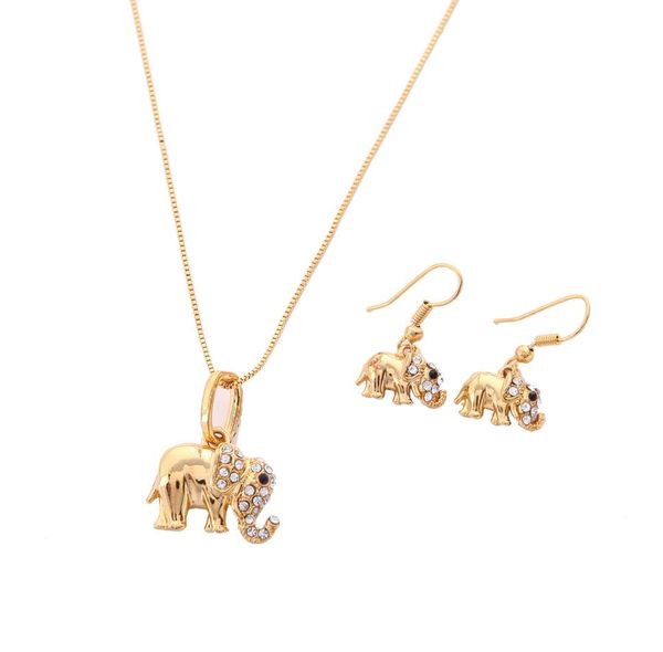 african western design cute elephant set trendy gold color animal pendant earrings lucky jewelry5928578, Silver
african western design cute elephant set trendy gold color animal pendant earrings lucky jewelry5928578, Silver