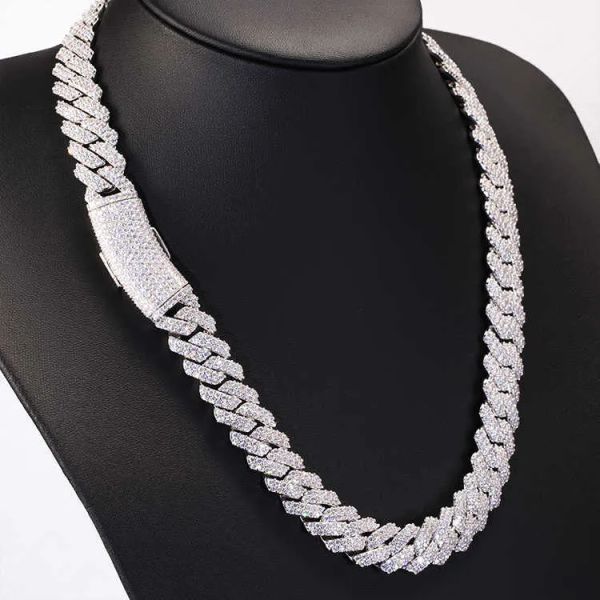 yu ying customization miami style chain bracelet s925 sterling silver two rows vvs moissanite diamond cuban chain for hiphop
yu ying customization miami style chain bracelet s925 sterling silver two rows vvs moissanite diamond cuban chain for hiphop