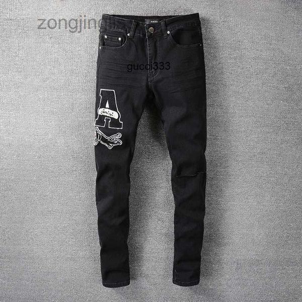 elastic amirly embroidery designer fashion men's version jeans high-street pants men's jeean good men's micro wear korean lar, Blue
elastic amirly embroidery designer fashion men's version jeans high-street pants men's jeean good men's micro wear korean lar, Blue