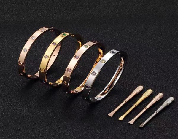 2022 fashion new bangle multicolor 10 drill screwdriver love bracelet classic brand designer 316l stainless steel couple bracelet 1390066, Black
2022 fashion new bangle multicolor 10 drill screwdriver love bracelet classic brand designer 316l stainless steel couple bracelet 1390066, Black