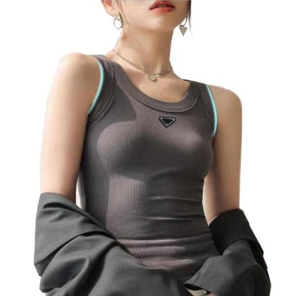 2023 new summer designer fashion womens tanks sling vest pure cotton high stretch slim t shirt sports running yoga luxury multiple puos, White
2023 new summer designer fashion womens tanks sling vest pure cotton high stretch slim t shirt sports running yoga luxury multiple puos, White