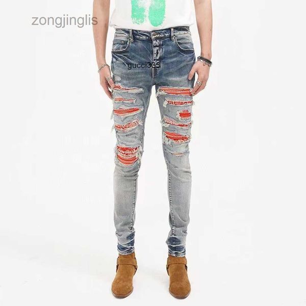 designer men's jeans pants jeean off little bear patch hole slim fit jeans bear pants casual amirly korean pants men x1v6, Blue
designer men's jeans pants jeean off little bear patch hole slim fit jeans bear pants casual amirly korean pants men x1v6, Blue