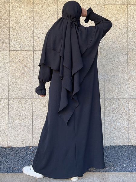 ethnic clothing plain long khimar and abaya set jilbab 2 piece muslim prayer outfit islam jilbabs for women hijab dress ramadan eid niqab bu, Red
ethnic clothing plain long khimar and abaya set jilbab 2 piece muslim prayer outfit islam jilbabs for women hijab dress ramadan eid niqab bu, Red