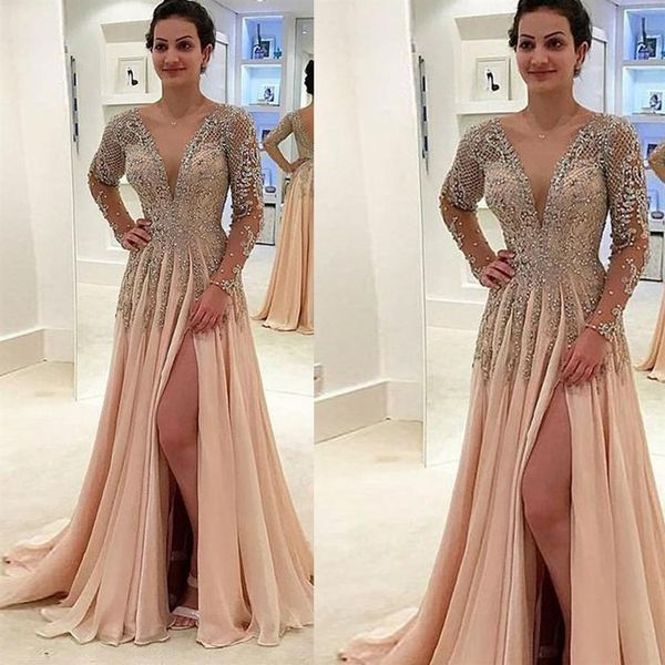 v neck chiffon long mothers dresses crystal lace appliques beaded sheer long sleeves plus size split mother of the bride dresses275d, Black;red
v neck chiffon long mothers dresses crystal lace appliques beaded sheer long sleeves plus size split mother of the bride dresses275d, Black;red