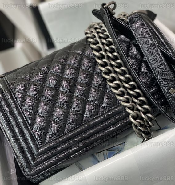10a mirror quality designers medium boy bags 25cm womens classic flap bag real leather caviar handbag luxury black purse crossbody shoulder
10a mirror quality designers medium boy bags 25cm womens classic flap bag real leather caviar handbag luxury black purse crossbody shoulder