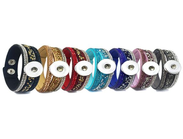 rock style 7 colors 226 korean velvet rhinestone retro fashion charm link bracelet snap button jewelry for women men fit 18mm butt5939137, Golden;silver
rock style 7 colors 226 korean velvet rhinestone retro fashion charm link bracelet snap button jewelry for women men fit 18mm butt5939137, Golden;silver