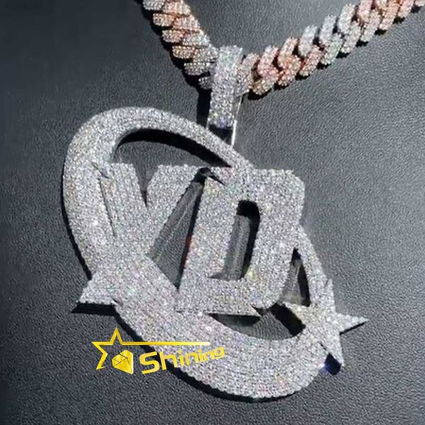custom letter pendant sterling silver 925 vvs moissanite diamond hip hop iced out diamond pendant
custom letter pendant sterling silver 925 vvs moissanite diamond hip hop iced out diamond pendant