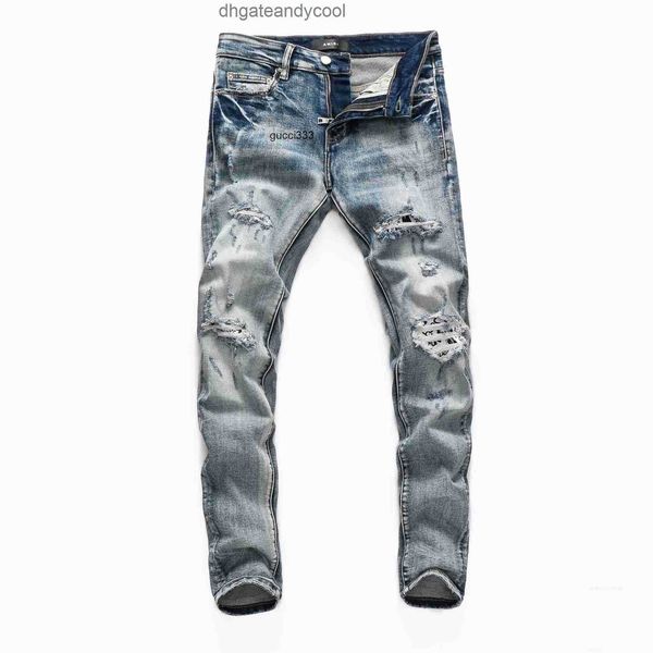 street jeans designer pants man fall 8316 high amirly fashion brand new blue broken men's personality denim patch elastic slim fit men
street jeans designer pants man fall 8316 high amirly fashion brand new blue broken men's personality denim patch elastic slim fit men