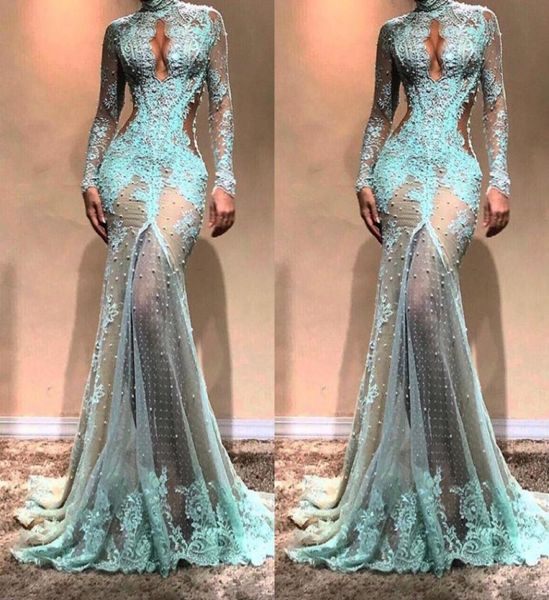 high neck luxury full lace pearls mermaid evening dresses dubai see through illusion high split formal prom cutaway side celebrity2256585, Black;red
high neck luxury full lace pearls mermaid evening dresses dubai see through illusion high split formal prom cutaway side celebrity2256585, Black;red