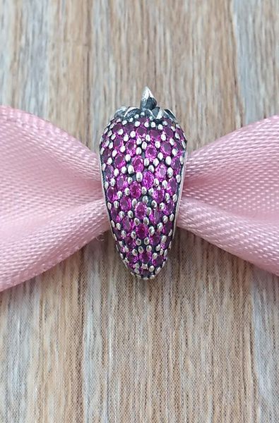 andy jewel authentic 925 sterling silver beads strawberry charm fits european style jewelry bracelets & necklace 791899czr9943862, Black
andy jewel authentic 925 sterling silver beads strawberry charm fits european style jewelry bracelets & necklace 791899czr9943862, Black