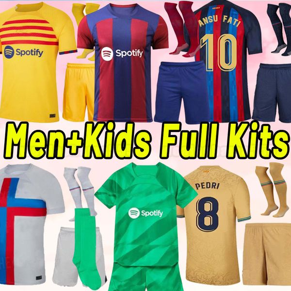 2023 ansu fati pedri soccer jerseys 23 24 lewandowski gavi adama ferran raphinha f. de jong dest shirt barcelona men kids full set socks goa, Black;yellow
2023 ansu fati pedri soccer jerseys 23 24 lewandowski gavi adama ferran raphinha f. de jong dest shirt barcelona men kids full set socks goa, Black;yellow
